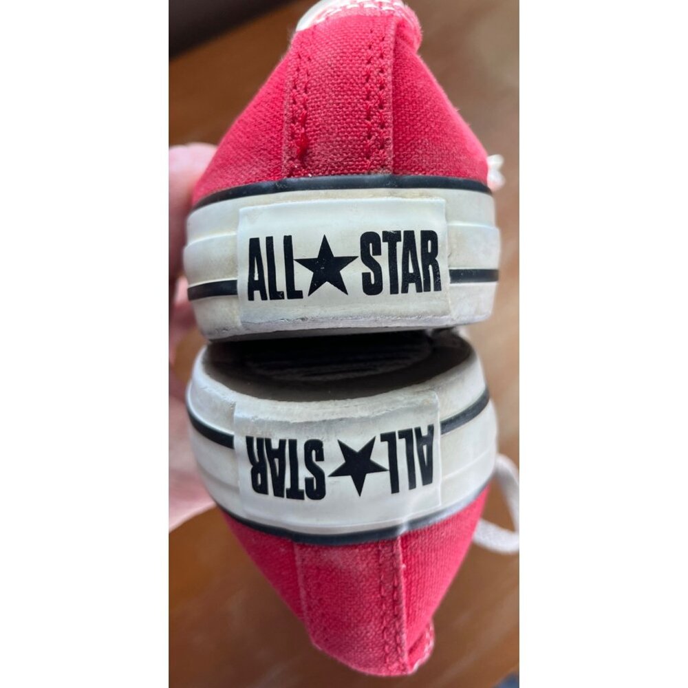 Converse All Star Red Sneakers Chuck Taylor Casual Shoes Grunge Unisex Women 5/7 - Picture 6 of 12